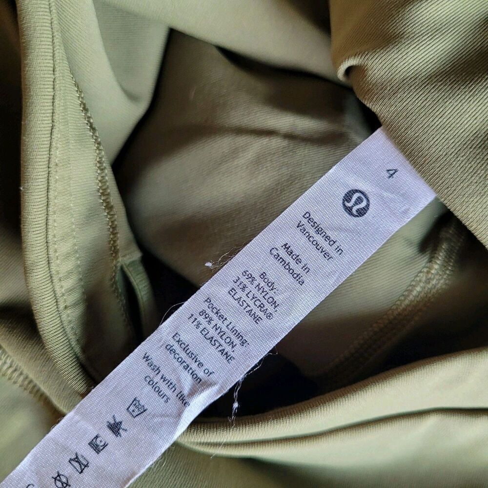 Lululemon Swift Speed HR Crop Leggings Womens 4 21" Reflective Yoga Gym W6CBKS - Picture 5 of 10